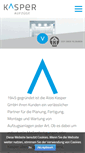 Mobile Screenshot of kasper-aufzuege.com